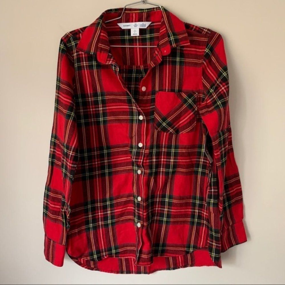 New Old Navy Plaid top size small